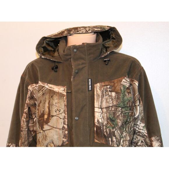 Rivers West Artemis RealTree Xtra Advanced Waterproof Fleece Camo Jacket Men’s L - Picture 2 of 16